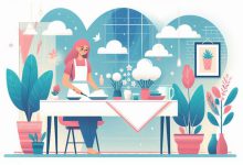 خانه داری چیدن میز