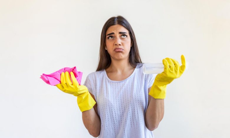 خانه داری خانه داری و خستگی ناشی از ان