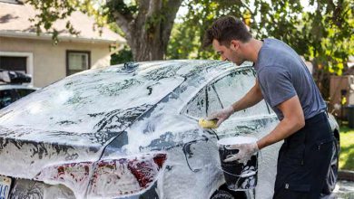 خانه داری شستن ماشین با سرکه و جوش شیرین